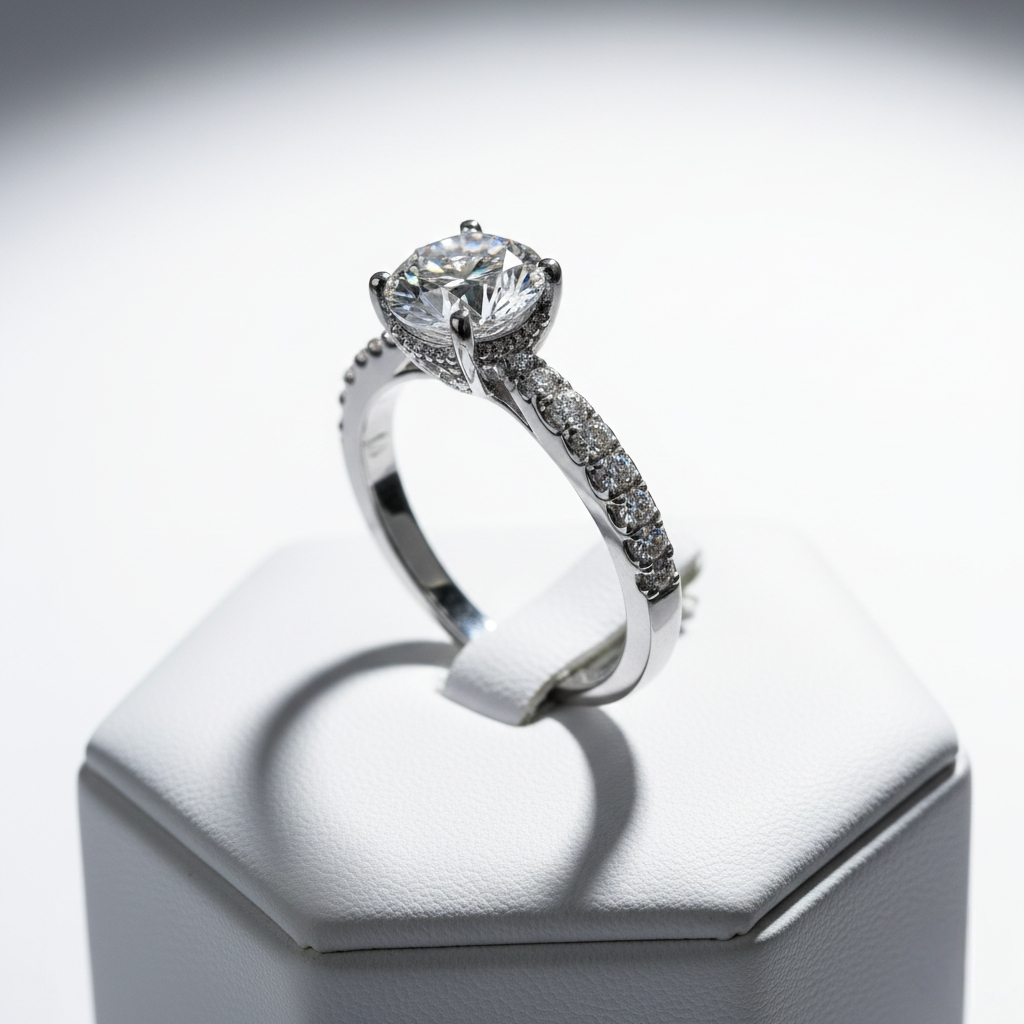 Glitz Sparkle Solitaire Ring