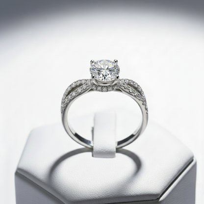Glitz Glare Solitaire Ring
