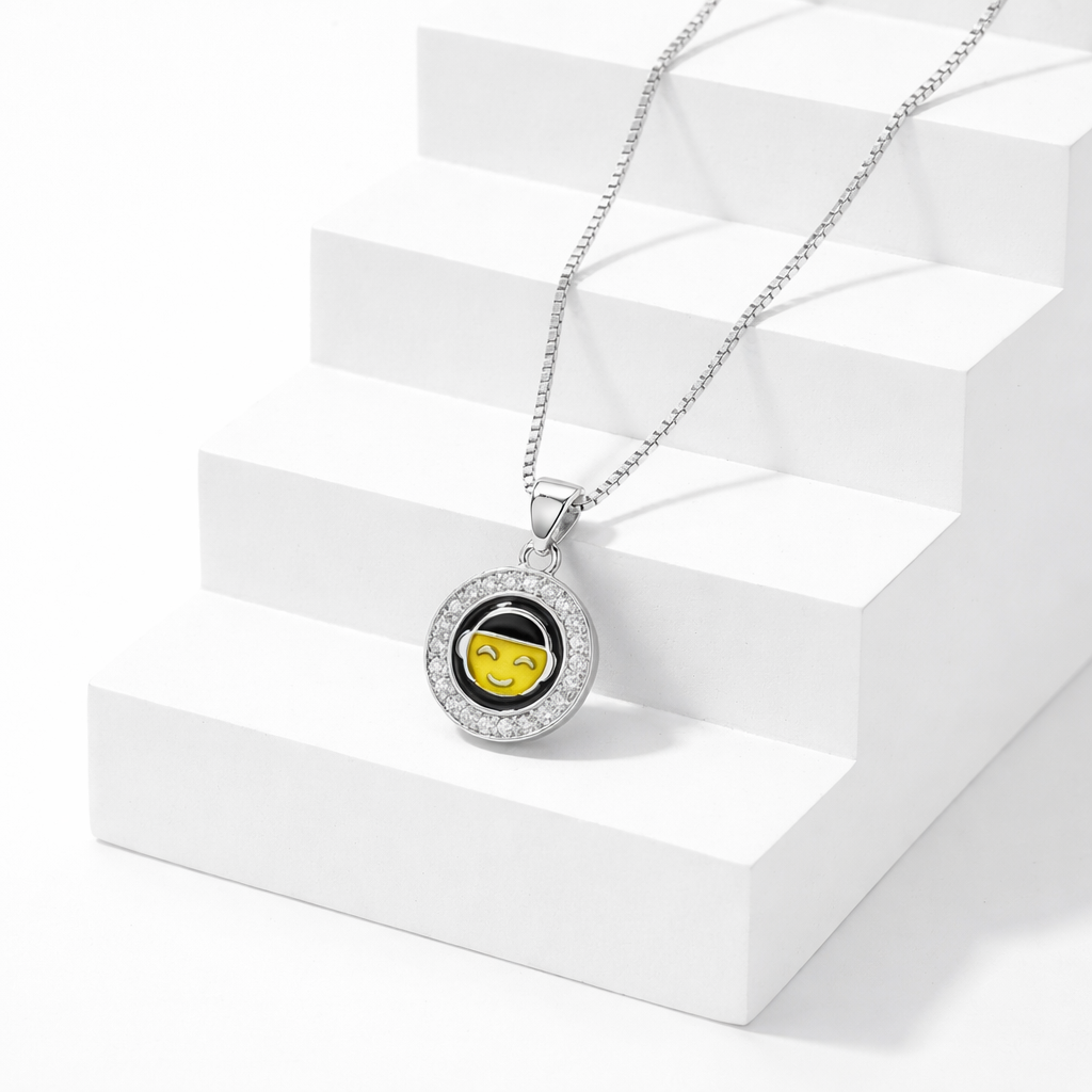 Glitz Smiley Neckpiece