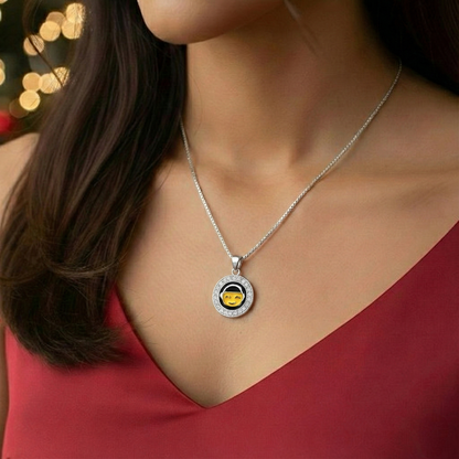 Glitz Smiley Neckpiece