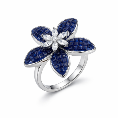 Sapphire Rossette Ring