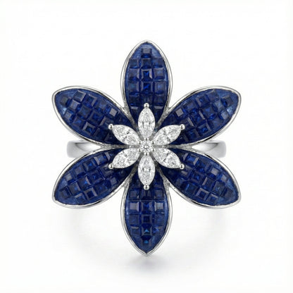 Sapphire Rossette Ring