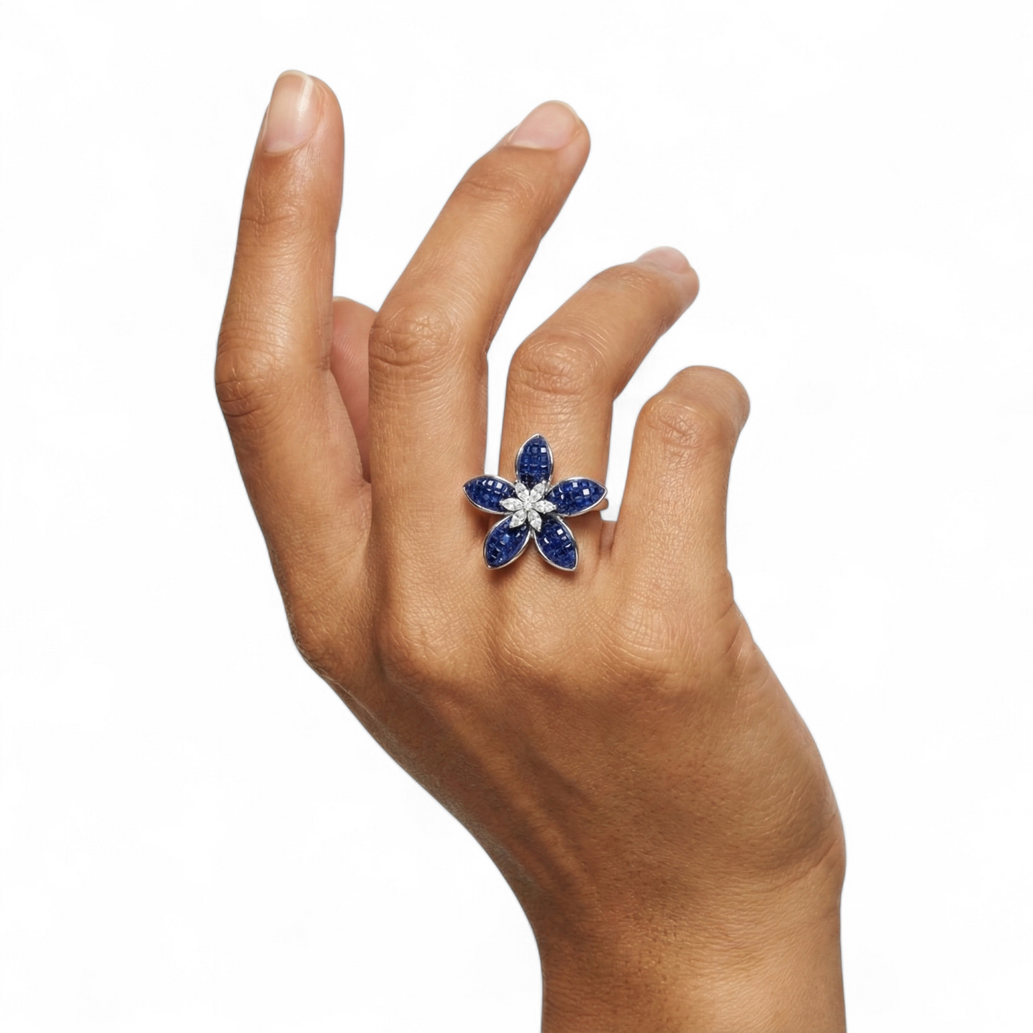 Sapphire Rossette Ring