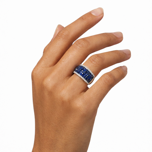 Sapphire Grande Ring