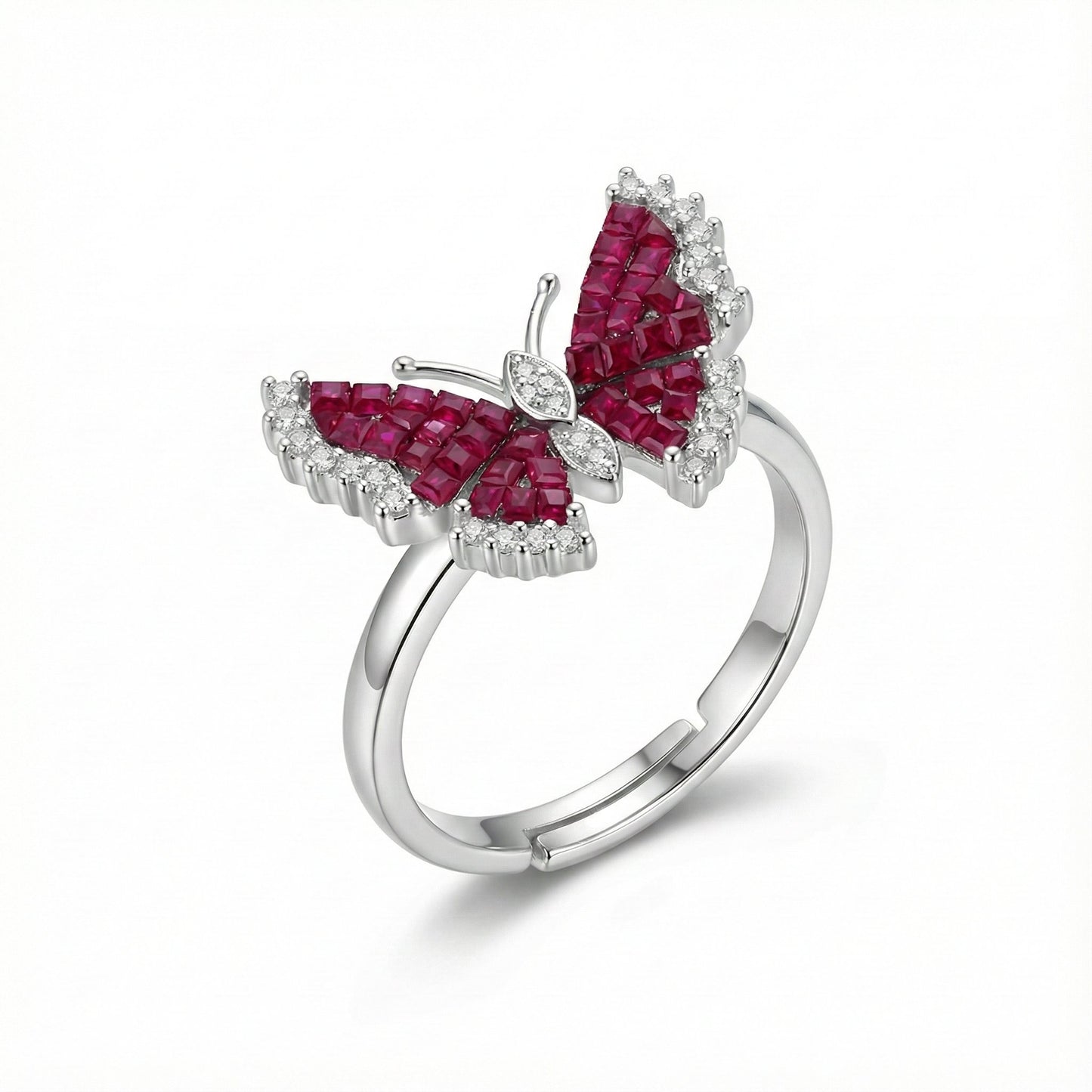 Sapphire Butterfly Ring