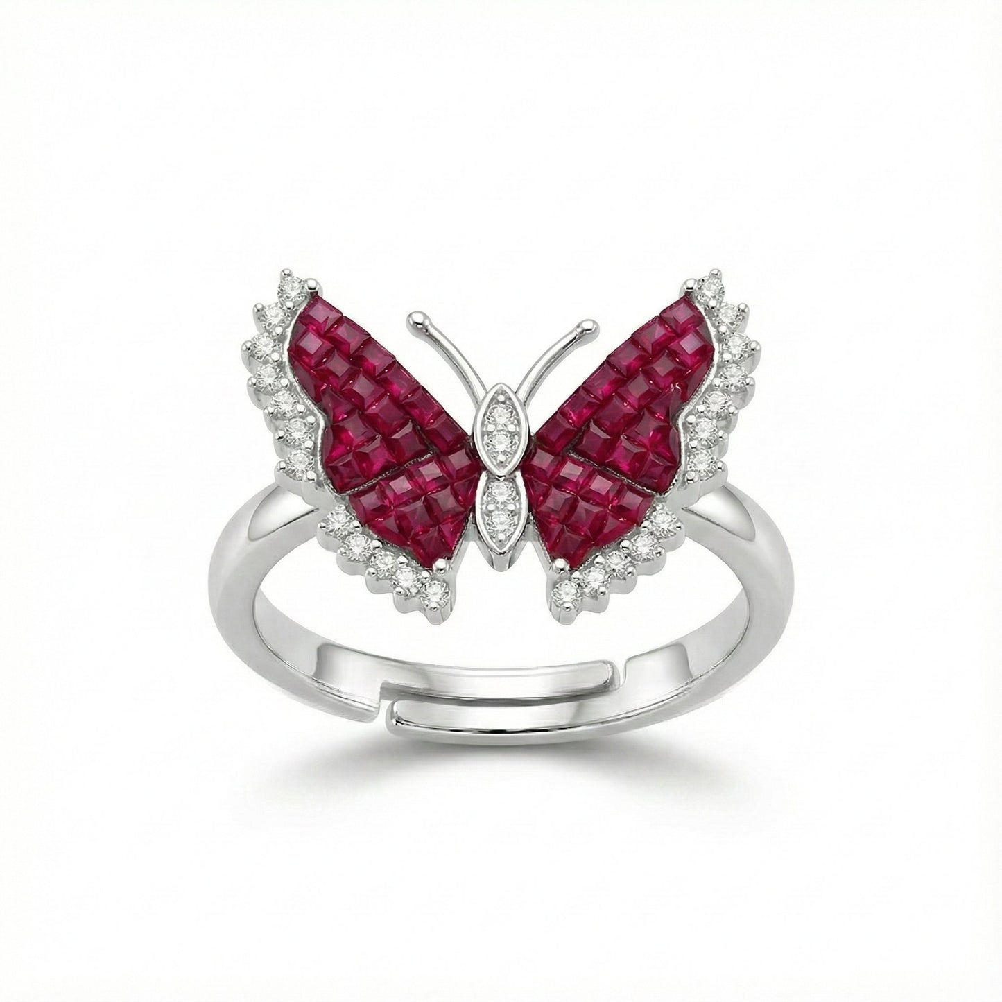 Sapphire Butterfly Ring