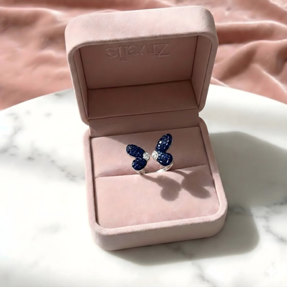 Sapphire Wings RIng Packaging