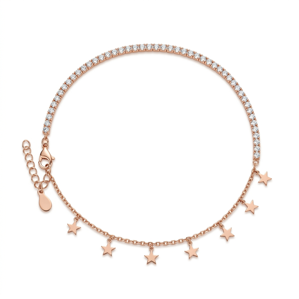 Rose Starlume Anklets