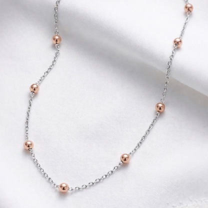 Rosé Orbit Bead Chain