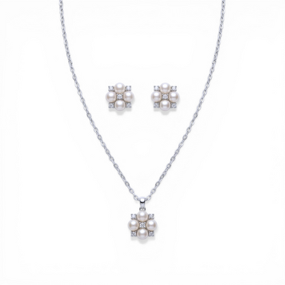 Four Pearl Jewellery Set