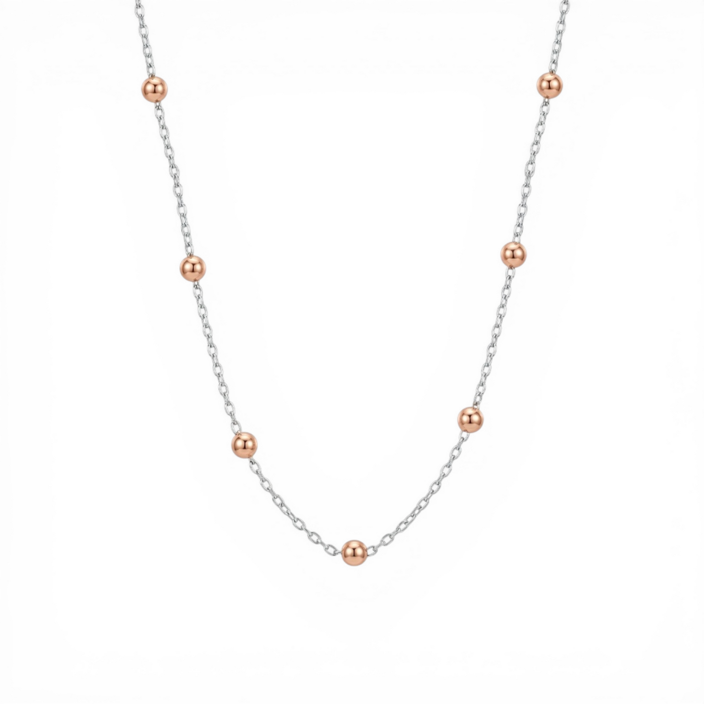 Rosé Orbit Bead Chain