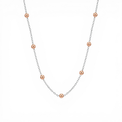 Rosé Orbit Bead Chain