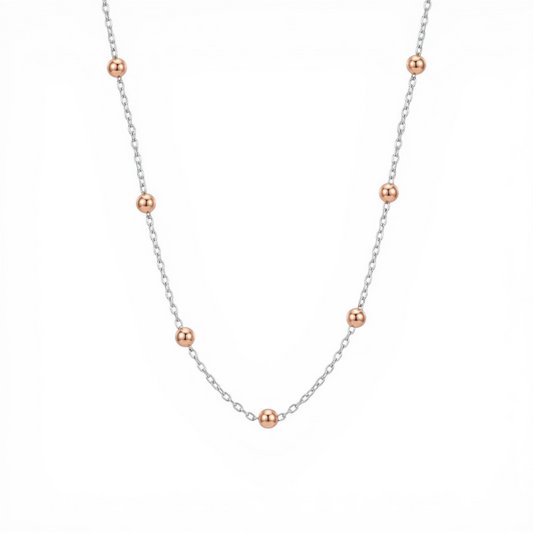 Rosé Orbit Bead Chain