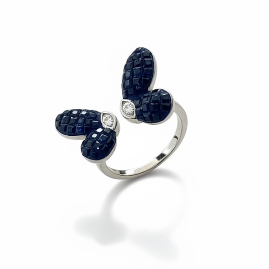 Sapphire Wings RIng