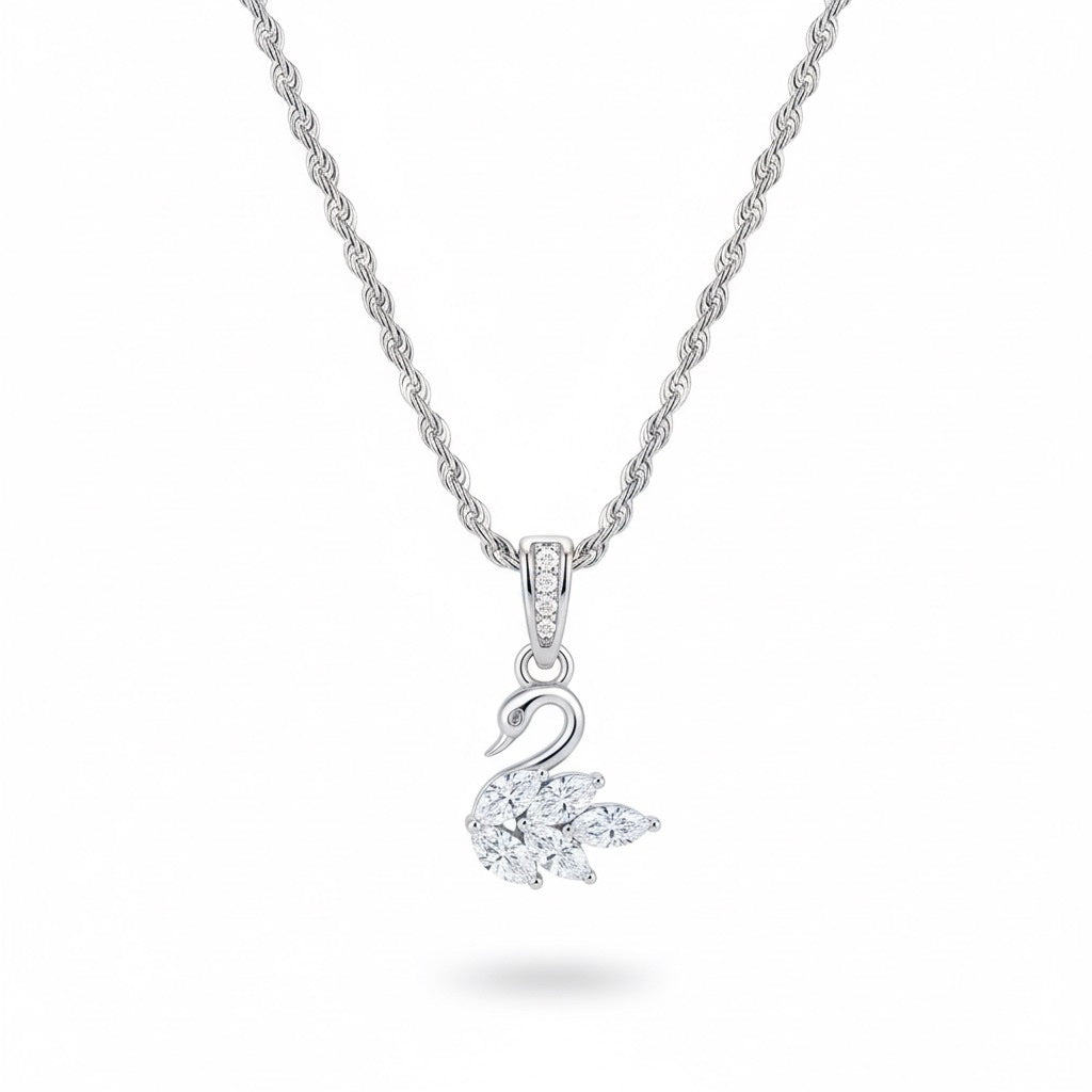 Glitz Swan Neckpiece
