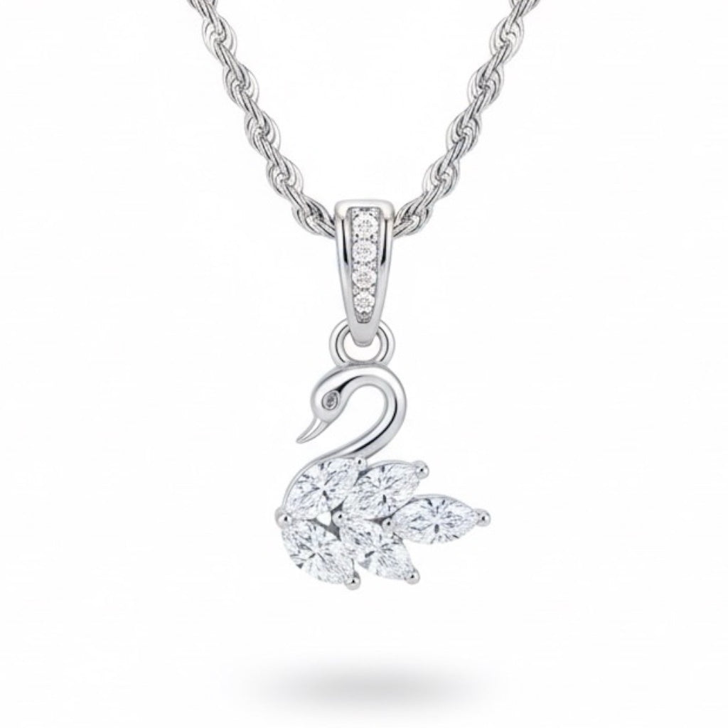 Glitz Swan Neckpiece