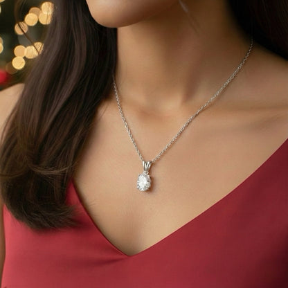Glitz Spark Oval Neckpiece