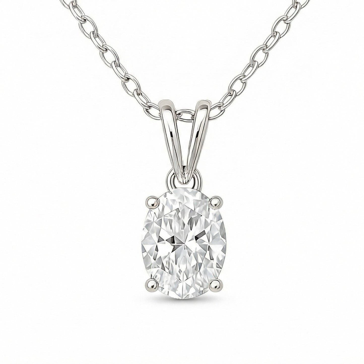Glitz Spark Oval Neckpiece