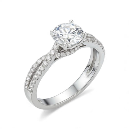 Glitz Glare Solitaire Ring