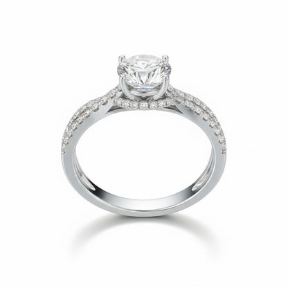 Glitz Glare Solitaire Ring