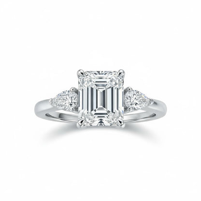 Glitz Square Solitaire Ring