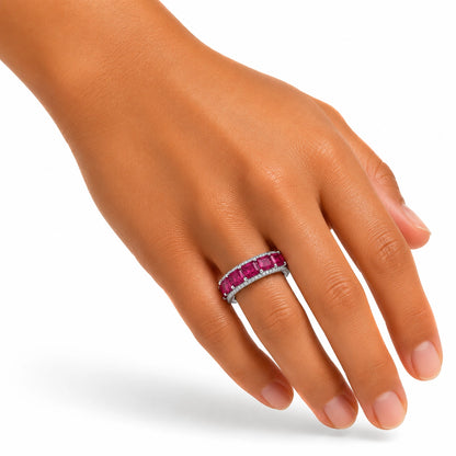 Ruby Eternity Ring