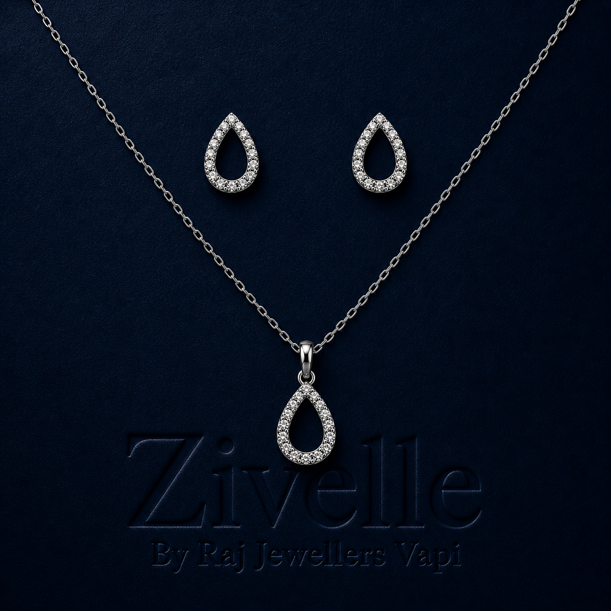 Celeste Teardrop Jewellery Set