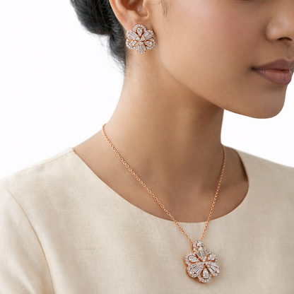 Rose Floréal Jewellery Set