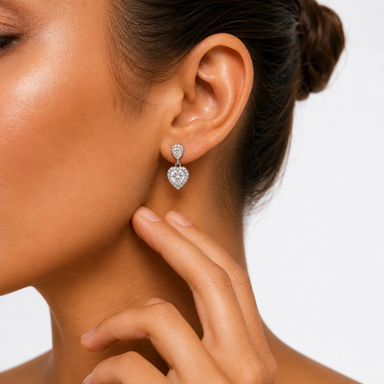 Aurelia Heart Studs