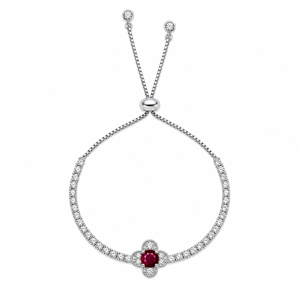 Ruby Fleur Bracelet
