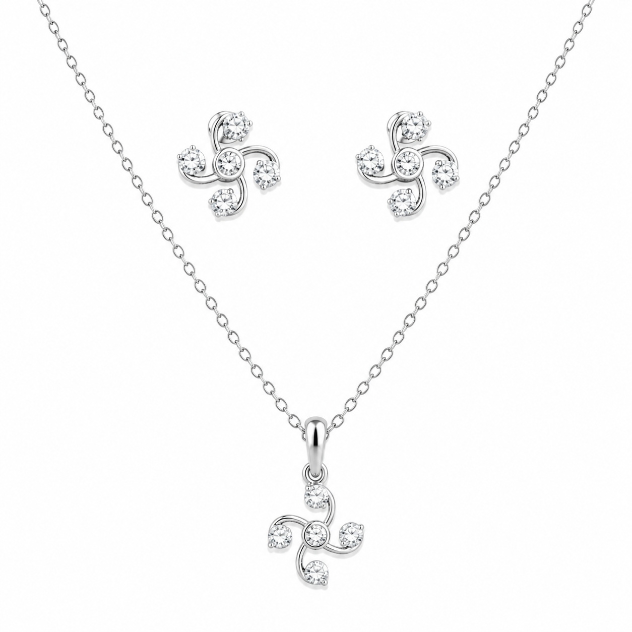 Astra Swirl Jewellery Set