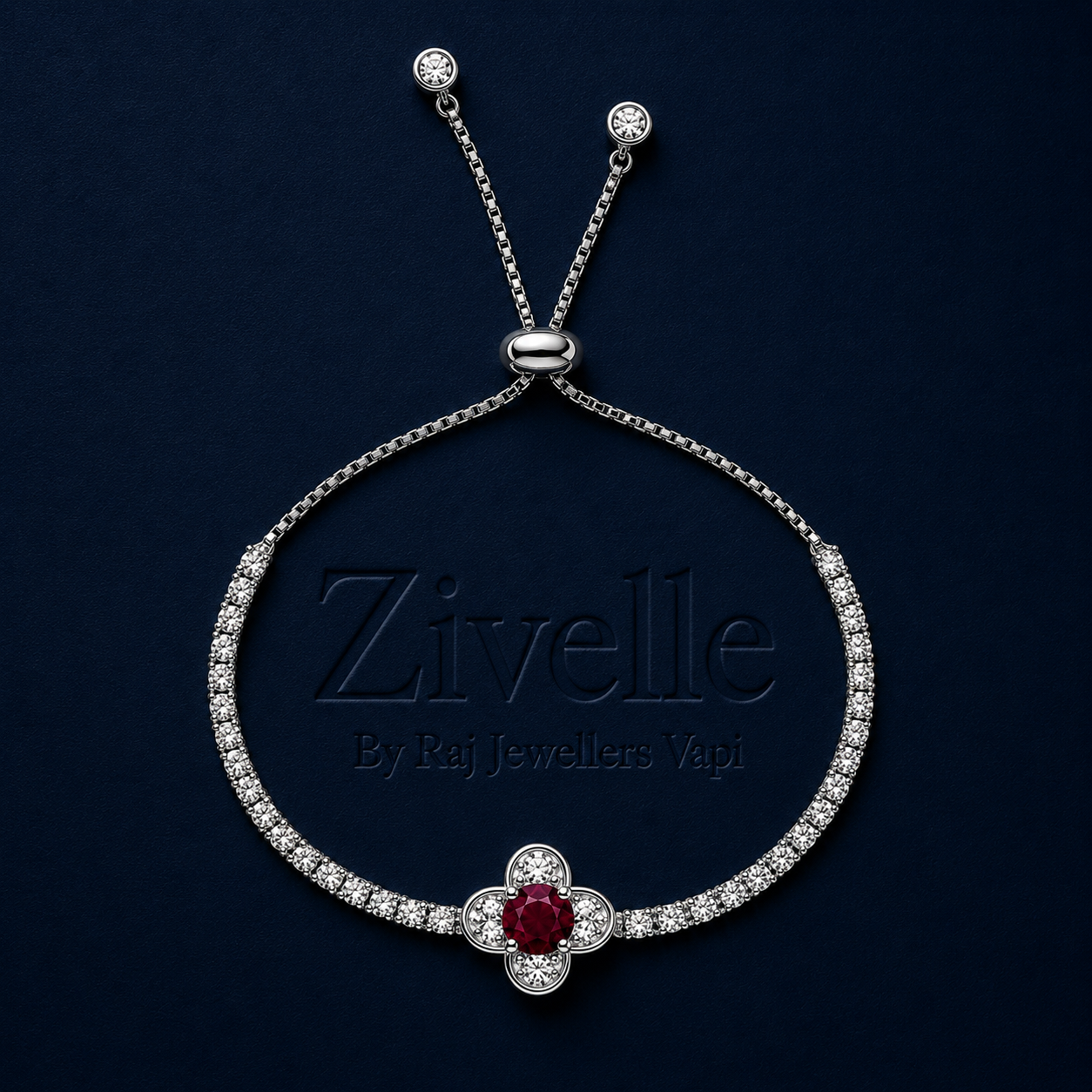 Ruby Fleur Bracelet