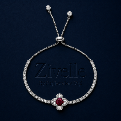 Ruby Fleur Bracelet