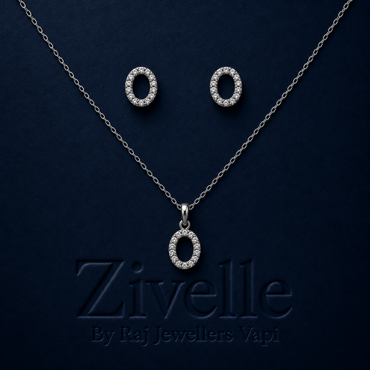 Celeste Oval Jewellery Set