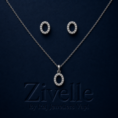 Celeste Oval Jewellery Set