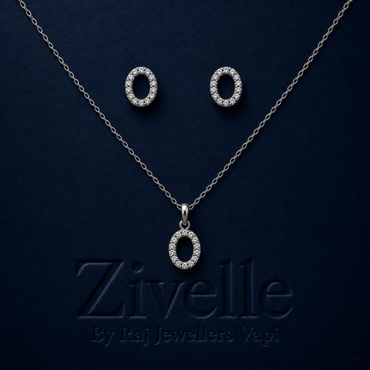 Celeste Oval Jewellery Set