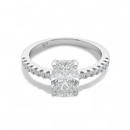 Glitz Eclat Oval Ring