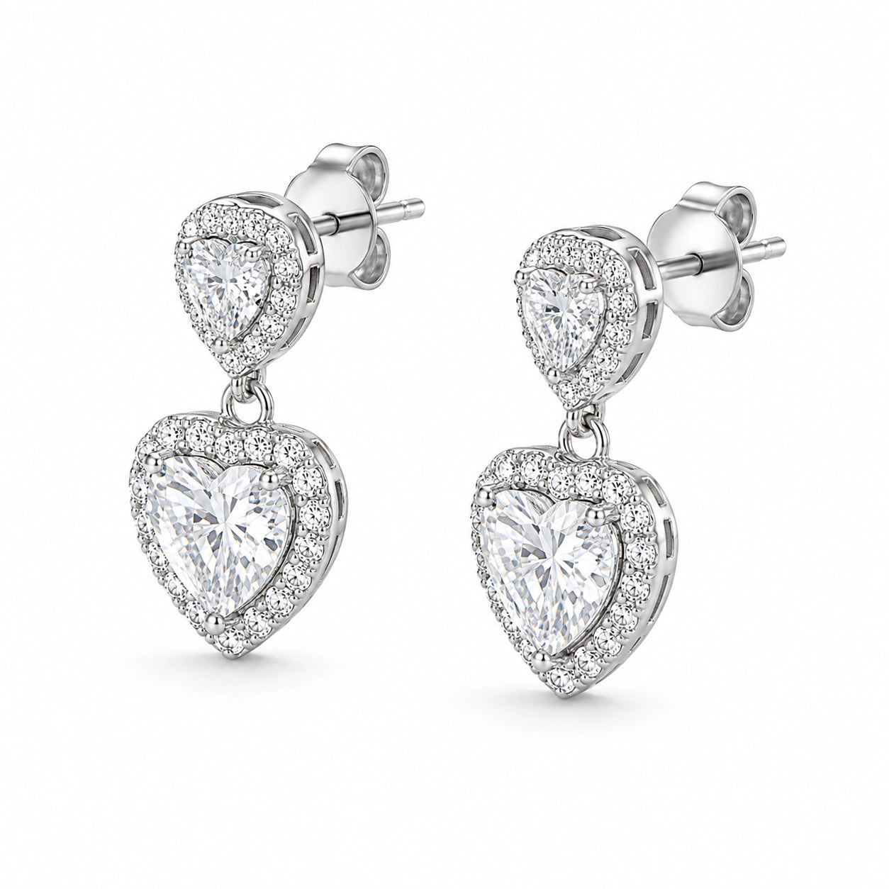 Aurelia Heart Studs