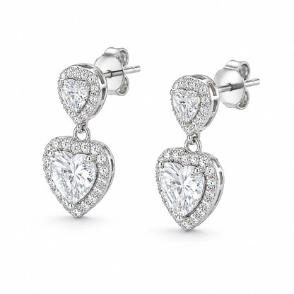 Aurelia Heart Studs