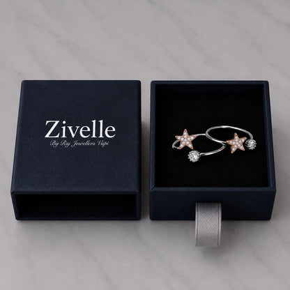 Rosé Star Toe-Rings