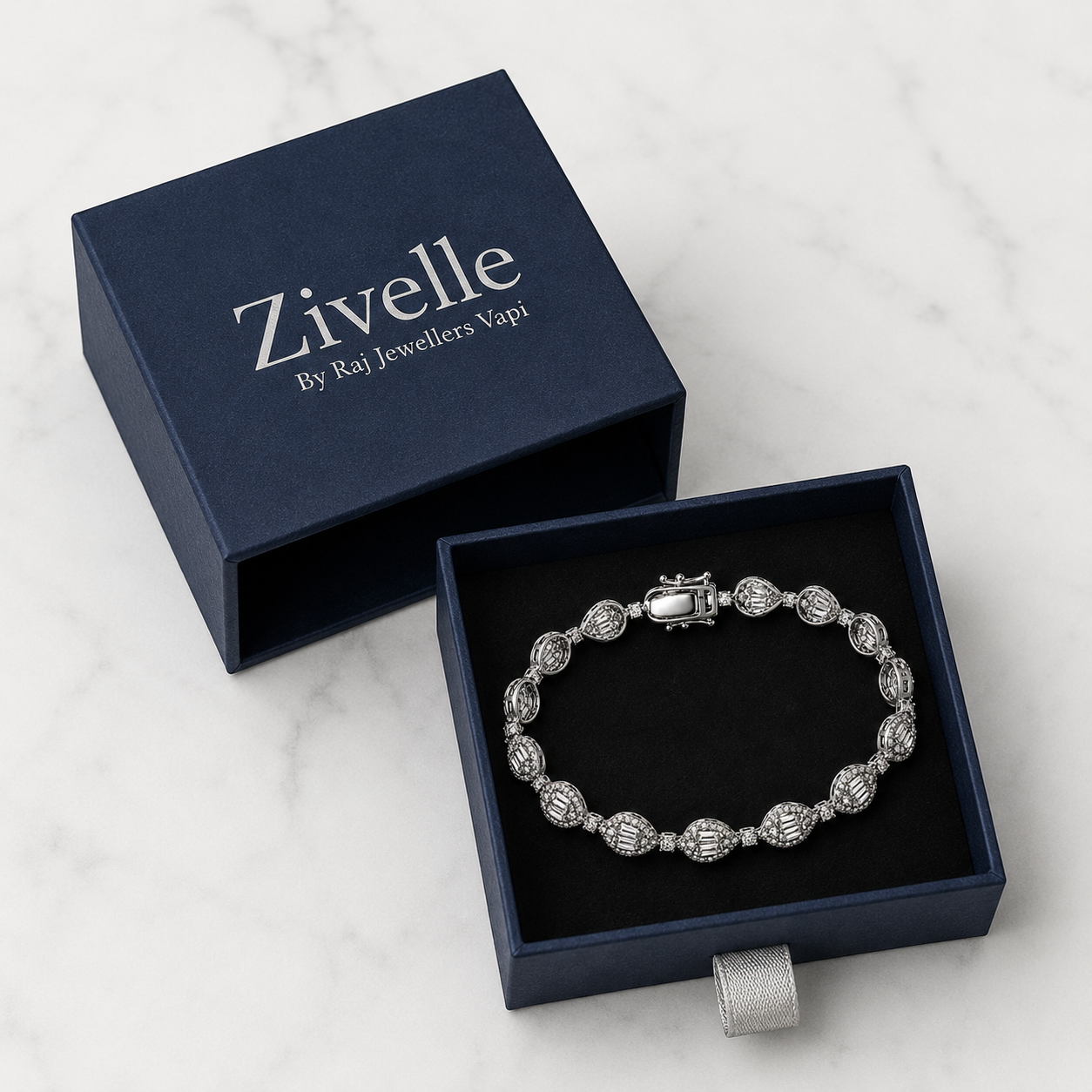 Pear Tennis Bracelet