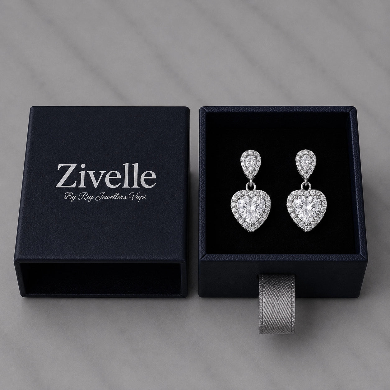 Aurelia Heart Studs