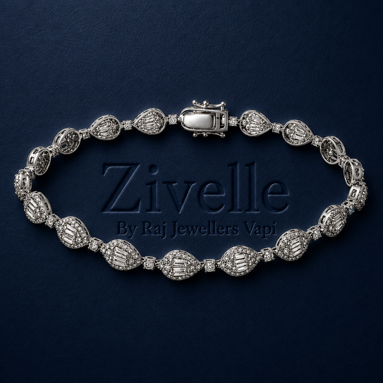 Pear Tennis Bracelet