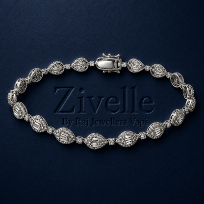 Pear Tennis Bracelet