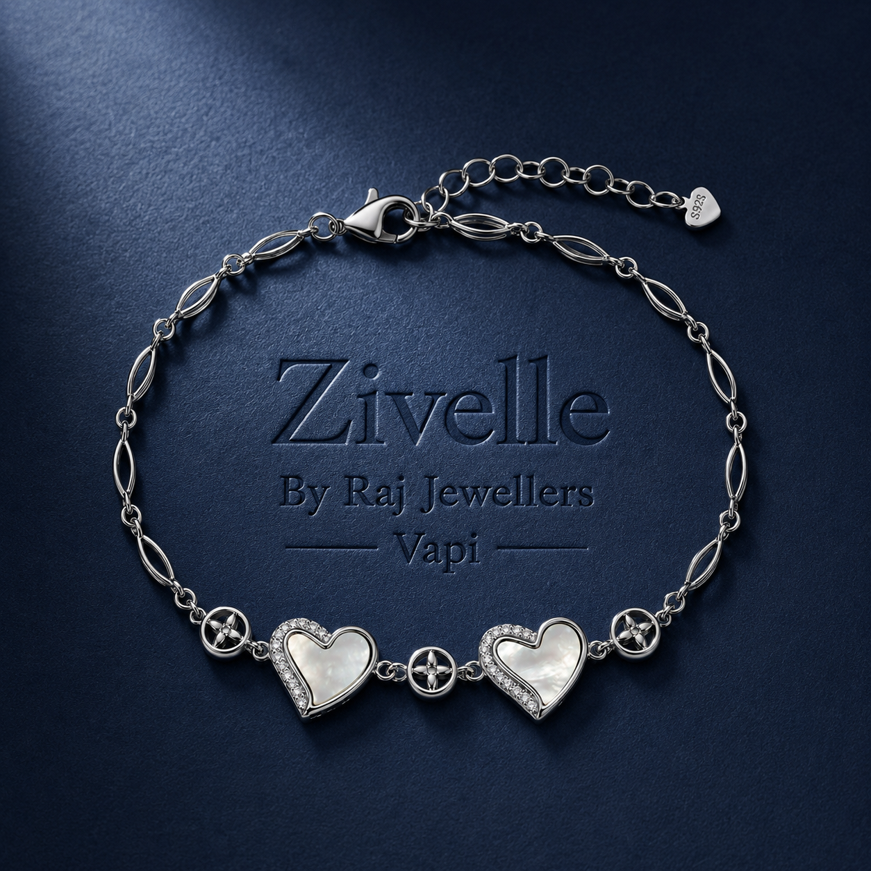 Pearl Heart Bracelet