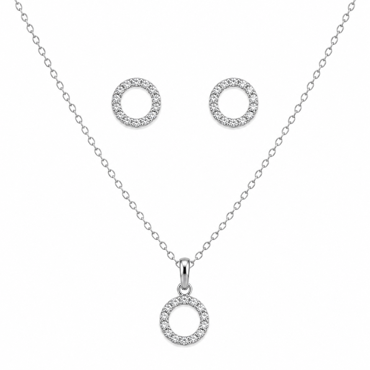 Celeste Halo Jewellery Set