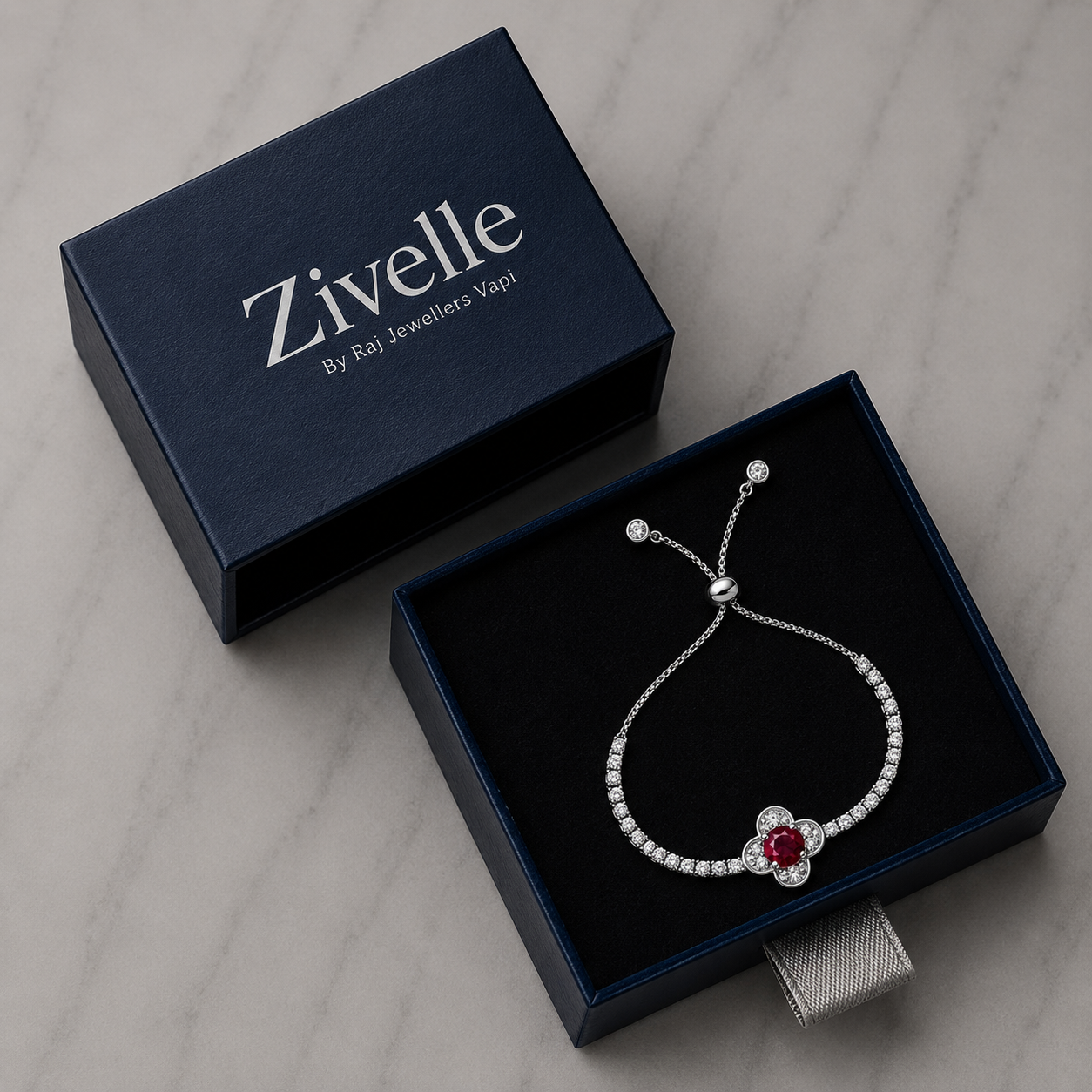 Ruby Fleur Bracelet