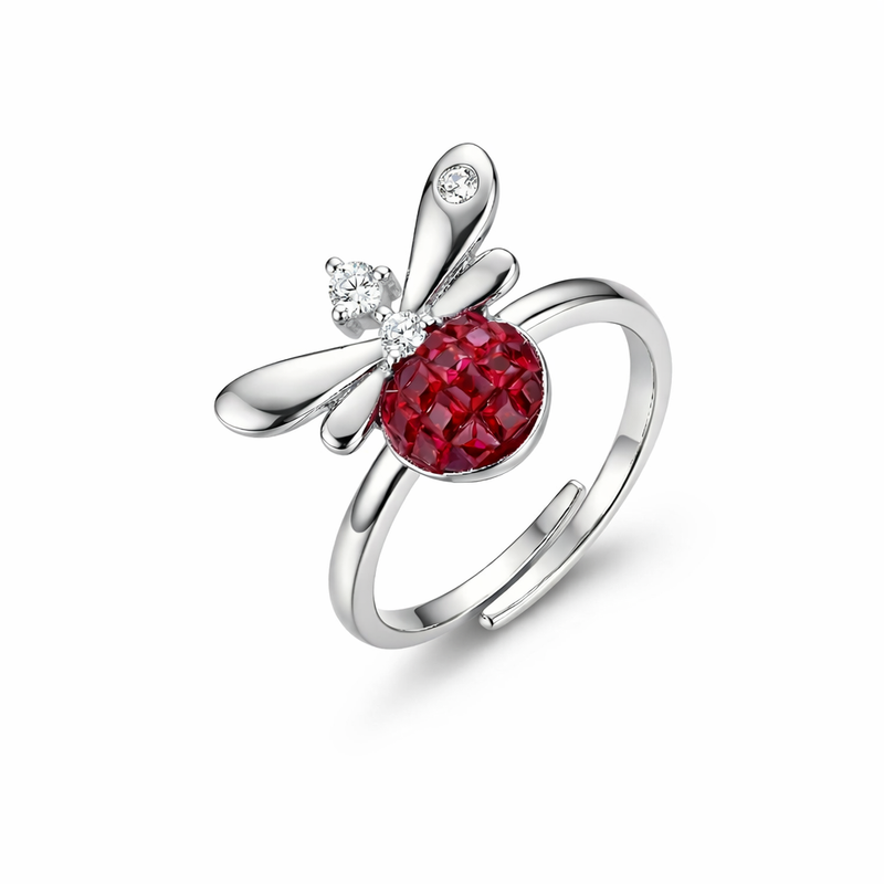 Sapphire Beetle Ring
