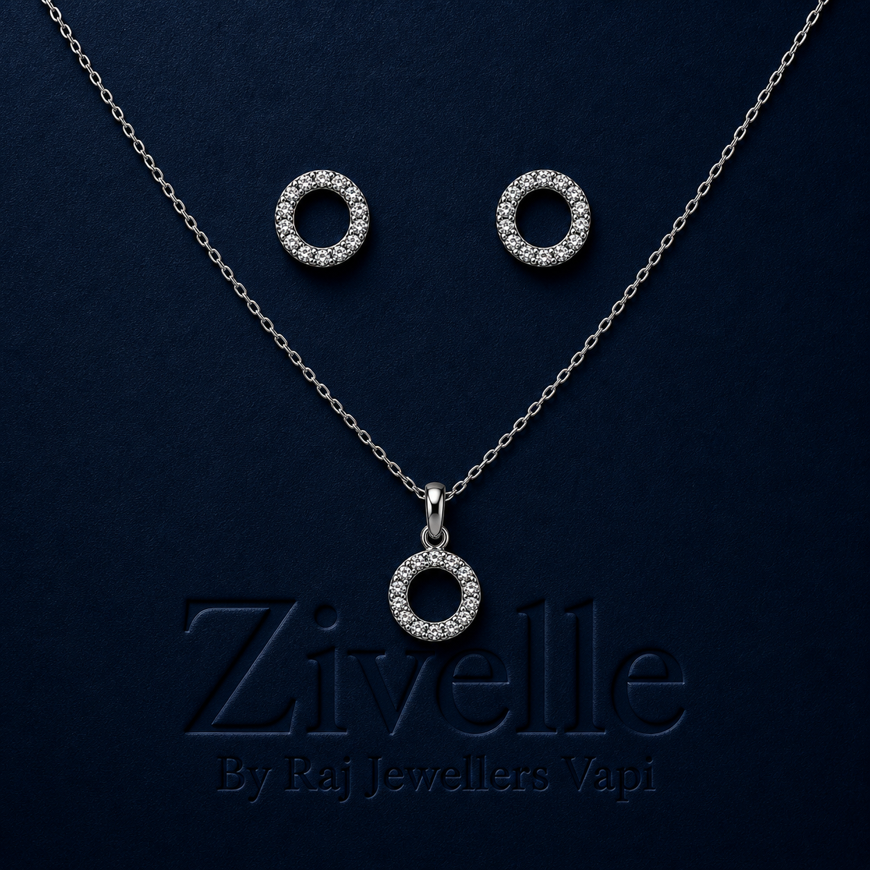 Celeste Halo Jewellery Set