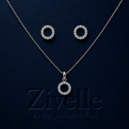 Celeste Halo Jewellery Set